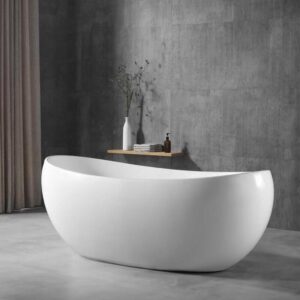 Peninsula Freestanding Bath 1700x800x640 White