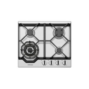 Gas Cooktop 60cm 4 Burner Inc Wok 17MJ/h S/S