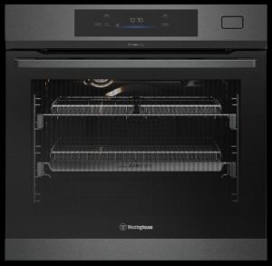 Electric Oven Built-In 60cm 19 MF, Air Fryer and Steam Roast Touchscreen Dark S/S