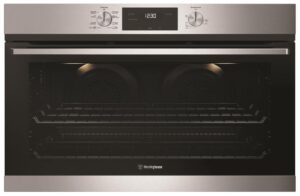 Electric Oven 90cm 8 Multifunction Twin Fan Knob Controls S/S