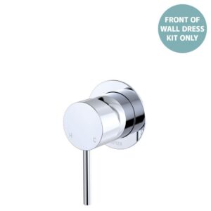 Kaya Shower Mixer Small Round Plates Chrome Trim Kit ONLY LF