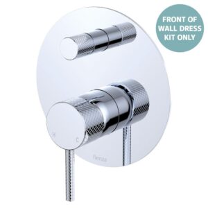 Axle Shower Diverter Mixer Large Round Plate Chrome Trim Kit ONLY LF