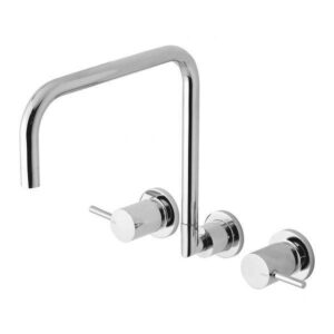 Vivid Pin Wall Sink Set Squareline Outlet Chrome LF