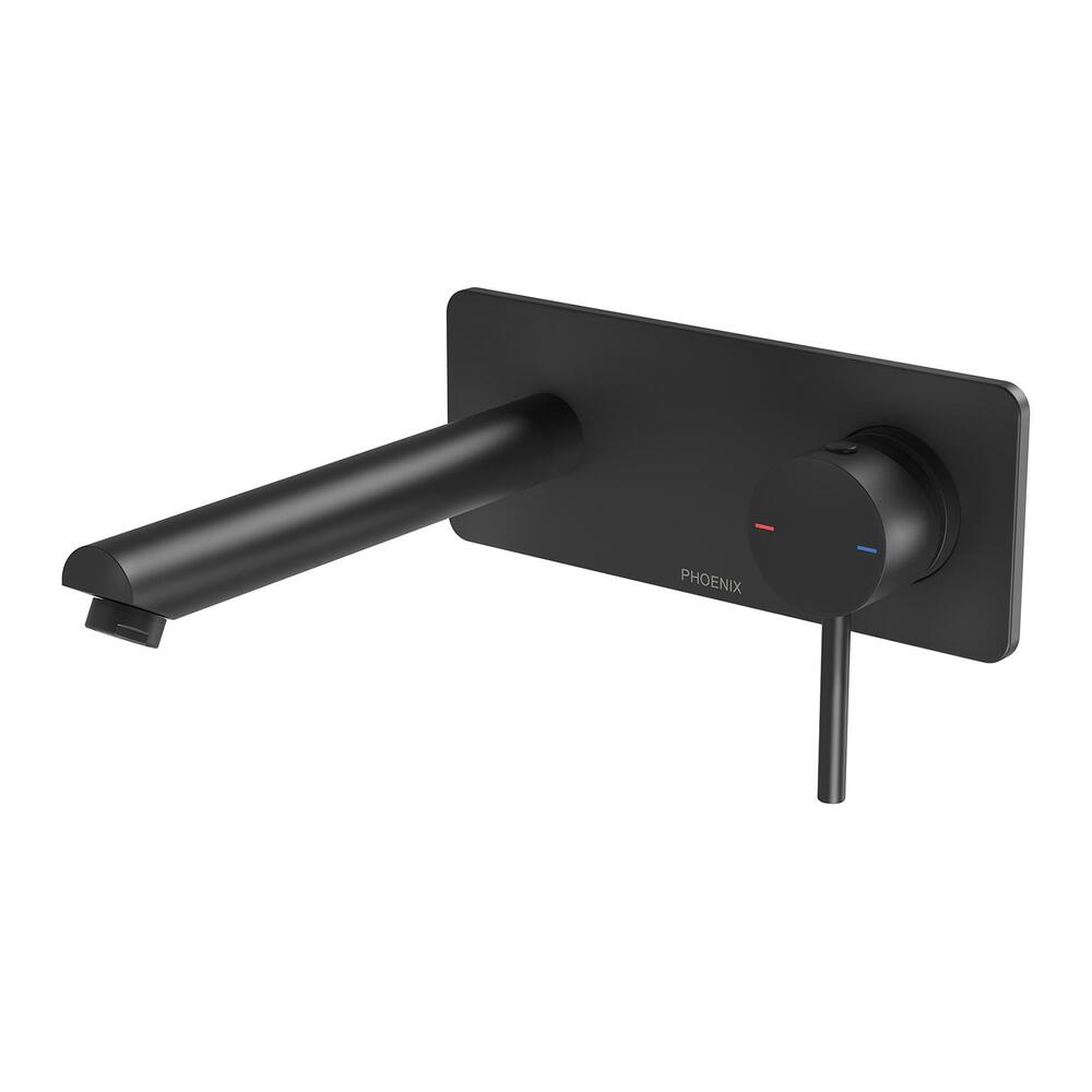 Pina Wall Basin/Bath Mixer Set Trim Kit Only Matte Black LF