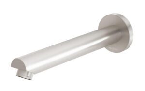 Pina Wall Bath Outlet 180mm Brushed Nickel