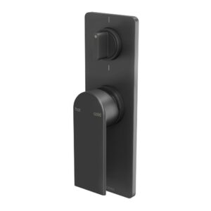 Teel Shower/Bath Diverter Mixer Matte Black