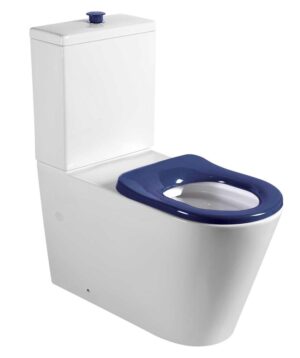 Modia Care WF CF Toilet S Or P Trap Blue Seat