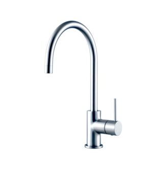 Fiori Kitchen Mixer Gooseneck Swivel Chrome