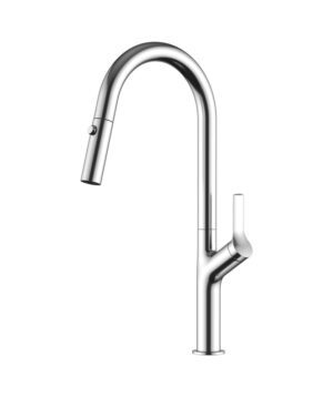 Avida Pull-Out Gooseneck Sink Mixer Chrome LF