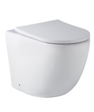 Arko Floor Mount Toilet Pan Cleanflush Soft Close Slim Seat