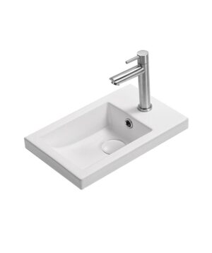 Plati 245 Basin Inset Rectangular Matte White OF