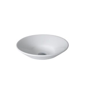 Arko 008 Ceramic Basin Inset 415mm 0TH NOF White