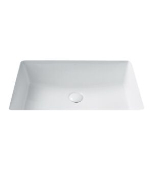 Plati 204 Ceramic Basin Undermount 550x350mm 0TH OF White