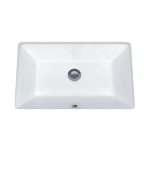 Kyra 216 Ceramic Basin Undermount 530x350mm 0TH OF White