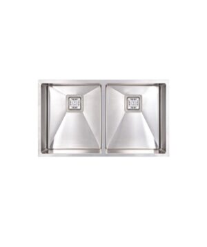 Tetra 775 Sink Double Bowl 775x450mm 0TH Satin S/S