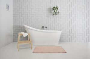 Placido Freestanding Bath Gloss White 1590mm