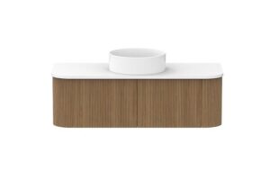 Waverley 1200 AD Wall Hung Vanity Centre Bowl Cherry Pie Top