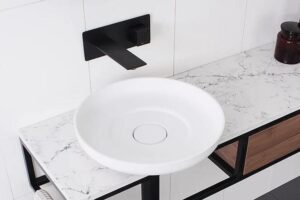 Flume Above Counter Basin 400 x 400 Matte White