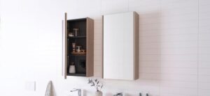 Muse Shaving Cabinet 430x800x160mm LED Concealed Lighting
