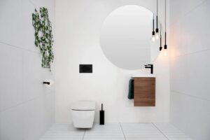 Seek 400 WH Gloss White Top MB Towel Ring & PWM