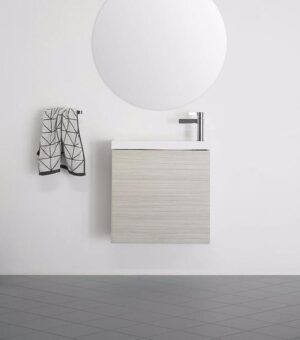 Petite 550 Wall Hung 1 Door Reversible Basin