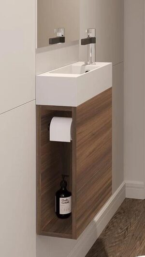 Allie 450 Vanity WH Matte White Basin