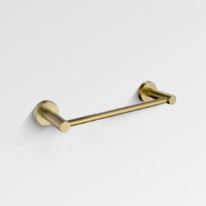 New York Hand Towel Bar 300mm Brushed Brass