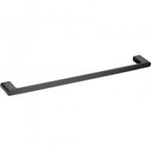 Cora Single Towel Rail 600mm Matt Black