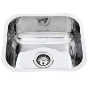 Pambula Undermount Single Bowl Sink 445x395x180mm