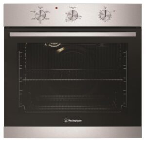 Electric Oven Built-In 60cm 5 Multifunction Knob Controls Stainless Steel