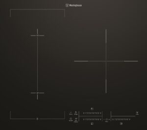 Induction Cooktop 60cm 3 Zone Touch Controls Black + Boil Protect