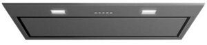 Integrated Rangehood 86cm 3 Speed Fan + Boost 680m3/h LED Dark S/S