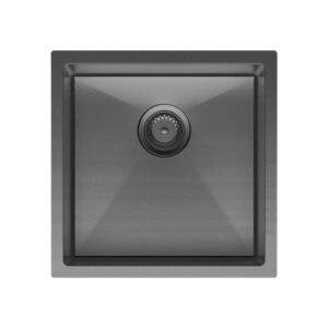 Hana 32L Single Bowl Sink Carbon Metal 450 x 450 x 200