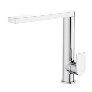 Round Square Sink Mixer Chrome