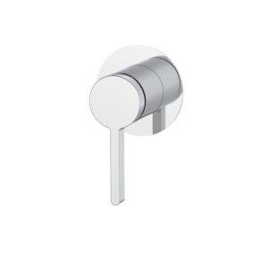Audri Shower Mixer With Round Plate Chrome