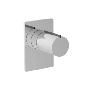 Grove Shower Mixer Chrome/Black Accent