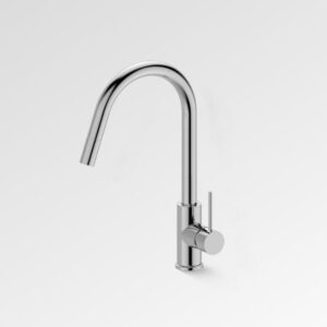 Kova Pullout Aerator Gooseneck Kitchen Mixer Chrome LF