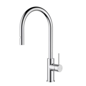 Otus Slimline Sink Mixer Pull Out 304 SS Chrome