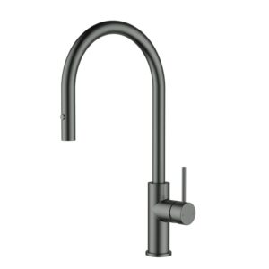 Otus Slimline Sink Mixer Pull Out 304 SS Gun Metal