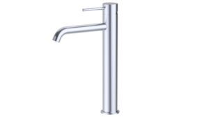 Otus Slimline Basin Mixer Highrise Curved Outlet Chrome