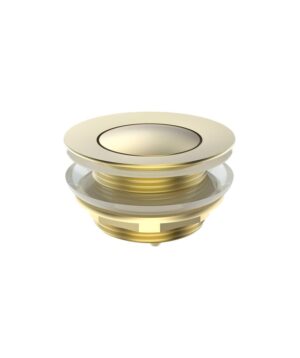 Pop-Out Bath Waste 40mm With Overflow Brushed Gold