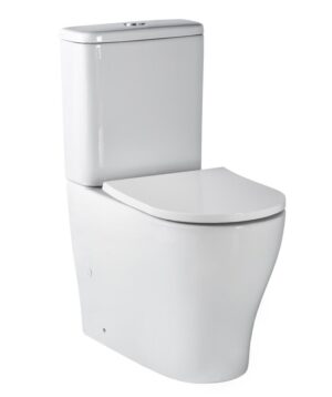 Limni Wall Faced Toilet Suite Cleanflush Soft Close Slim Seat
