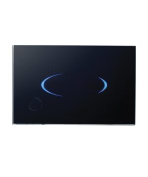 Inwall Series 600 Sensor Flush Plate Black Glass