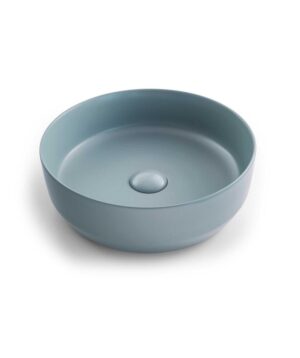 Aurora Ceramic Basin Above Counter 385x120mm Matte Winter Sea