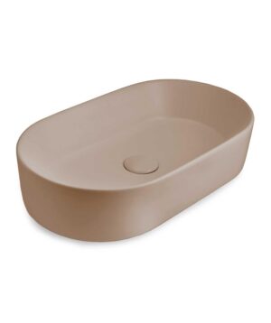 Aurora 530 Basin Above Counter 530 x115mm Matte Smoky Taupe