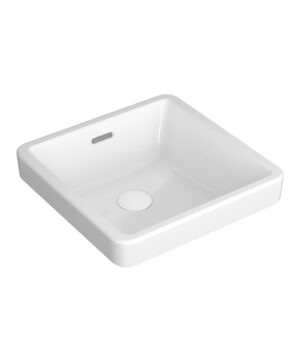 Kyra 401 Basin Inset Above Counter NTH O/F White Gloss