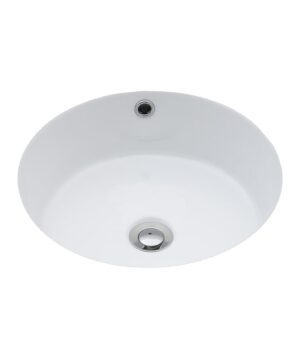 Arko 405 Basin Under Counter Round Gloss White