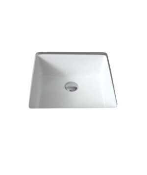 Plati 209 Ceramic Basin Undermount 410x400mm 0TH OF White