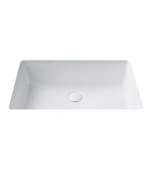 Plati 204 Ceramic Basin Undermount 490x295mm 0TH OF Matte White