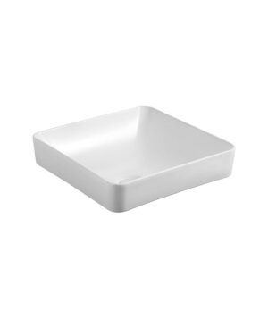 Obello 375 Basin Inset Square White Gloss